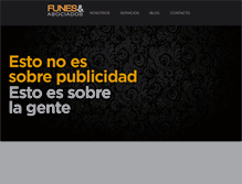 Tablet Screenshot of funesyasociados.com